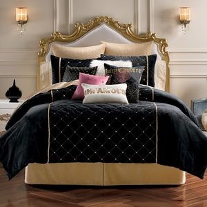 Juicy Couture after hours 3 piece comforter set.